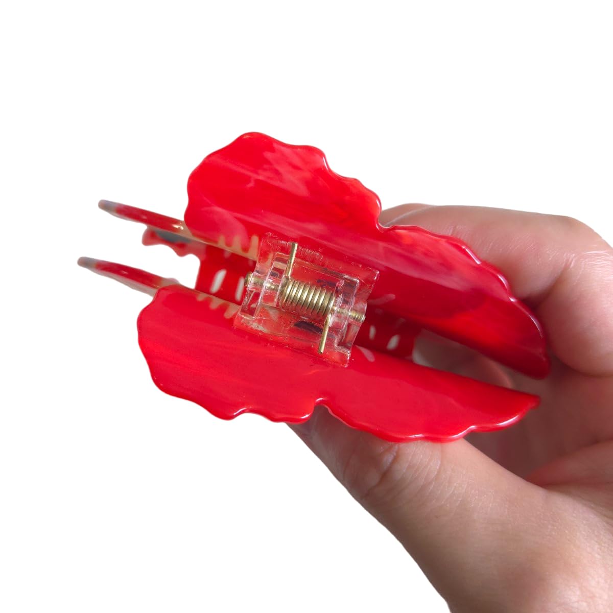 Betta Fish Design Hair Claw Clip – 9.8cm Acrylic Animal Hair Accessory, Strong Hold & Stylish Look